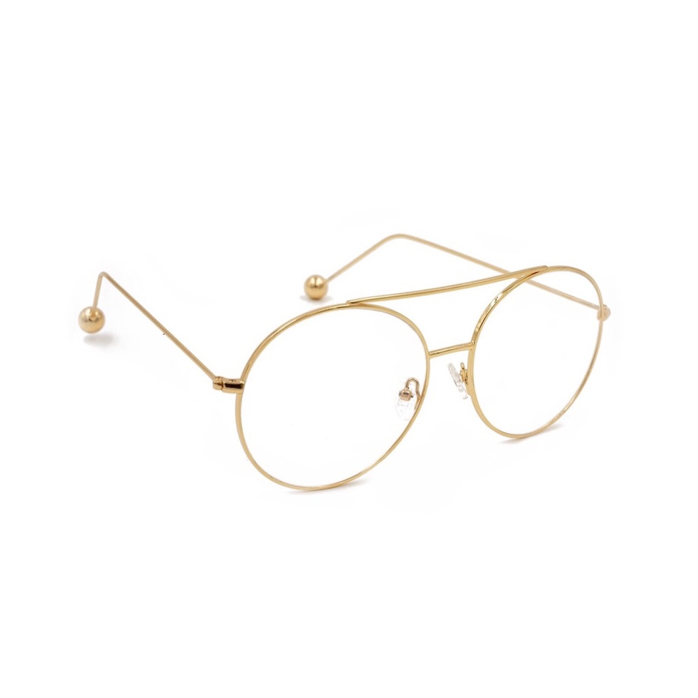 Gold Pearl Tip Sunglasses - Picture 2 of 3